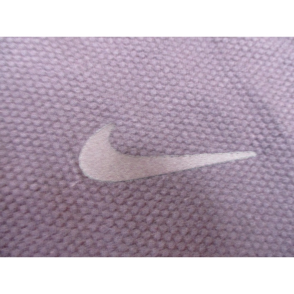 Nike Polo Shirt Mens Large Purple Court Challenge Short Sleeve Swoosh Tennis - Picture 5 of 11